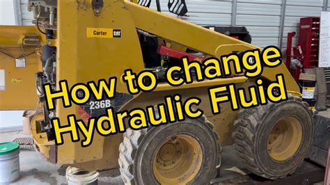 how to check hydraulic fluid on cat skid steer|cat skid steer loader installation.